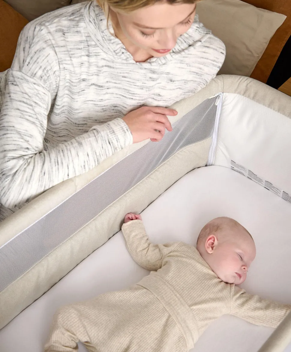 Lua Bedside Crib - Fawn