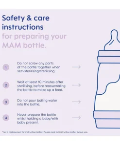 MAM Baby Feed & Soothe Anti Colic Bottles & Soothers Set - Cotton
