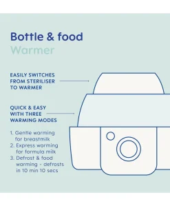 MAM Baby 6-in-1 Electric Steam Steriliser & Bottle Warmer - Grey