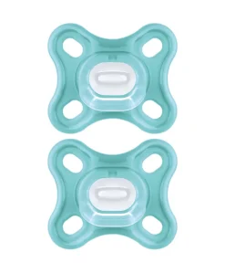 MAM Comfort Soothers 0-3m (2 Pack) - Turquoise