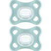 MAM Comfort Soothers 3-12m (2 Pack) - Blue Grey