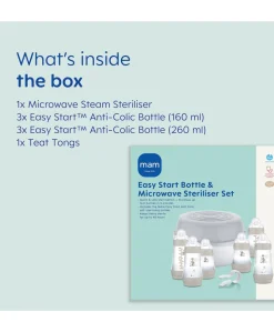 MAM Easy Start Bottle & Microwave Steriliser Set