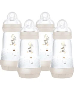 Mam Easy Start 260ml Bottle Set - Taupe (4 pack)