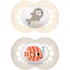 MAM Original 16m+ Soother (2 pack) – Cream/Beige