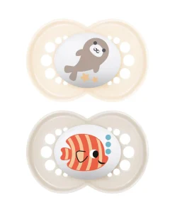 MAM Original 16m+ Soother (2 pack) – Cream/Beige