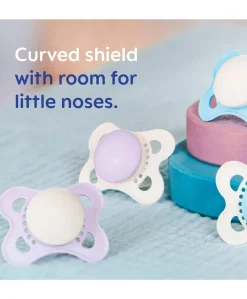 MAM Pure Original 2-6m Soother (2 Pack) - Taupe and Green
