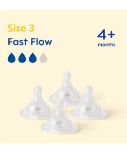 MAM Size 3 Bottle Teats (4 Pack)