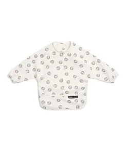 Mamas & Papas x Another Fox Long Sleeved Bibs (2 Pack) - Faces/Cheetah Spot