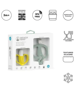 Matchstick Monkey Banana & Monkey Teething Set