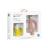 Matchstick Monkey, Monkey & Banana Teething Set - Pink