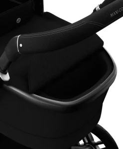 Maxi Cosi Fame Pushchair Bundle With Pebble 360 Pro 2 Car Seat & Base – Black with Black Wheels
