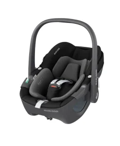 Maxi Cosi Fame Pushchair Bundle with Pebble 360 Car Seat (6 Pieces) - Truffle with Brown Wheels