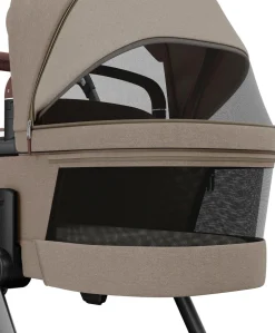 Maxi Cosi Fame Pushchair Bundle with Pebble 360 Pro² Car Seat (4 Pieces) - Truffle with Black Wheels