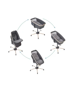 Maxi-Cosi Alba All-In-One Bassinet - Beyond Graphite