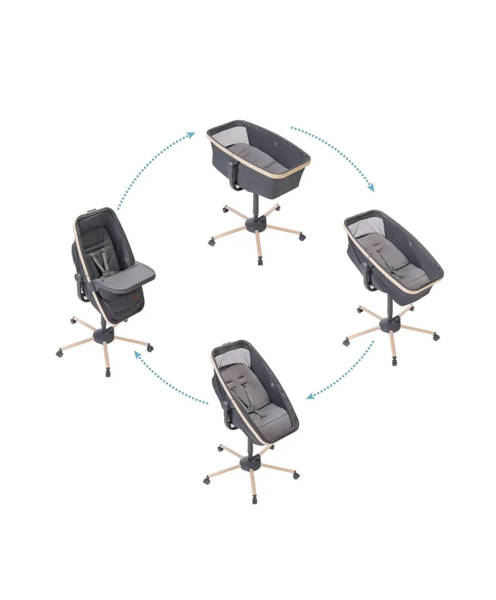Maxi-Cosi Alba All-In-One Bassinet - Beyond Graphite