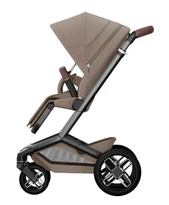 Maxi-Cosi Fame Pushchair & Carrycot - Truffle with Black Wheels