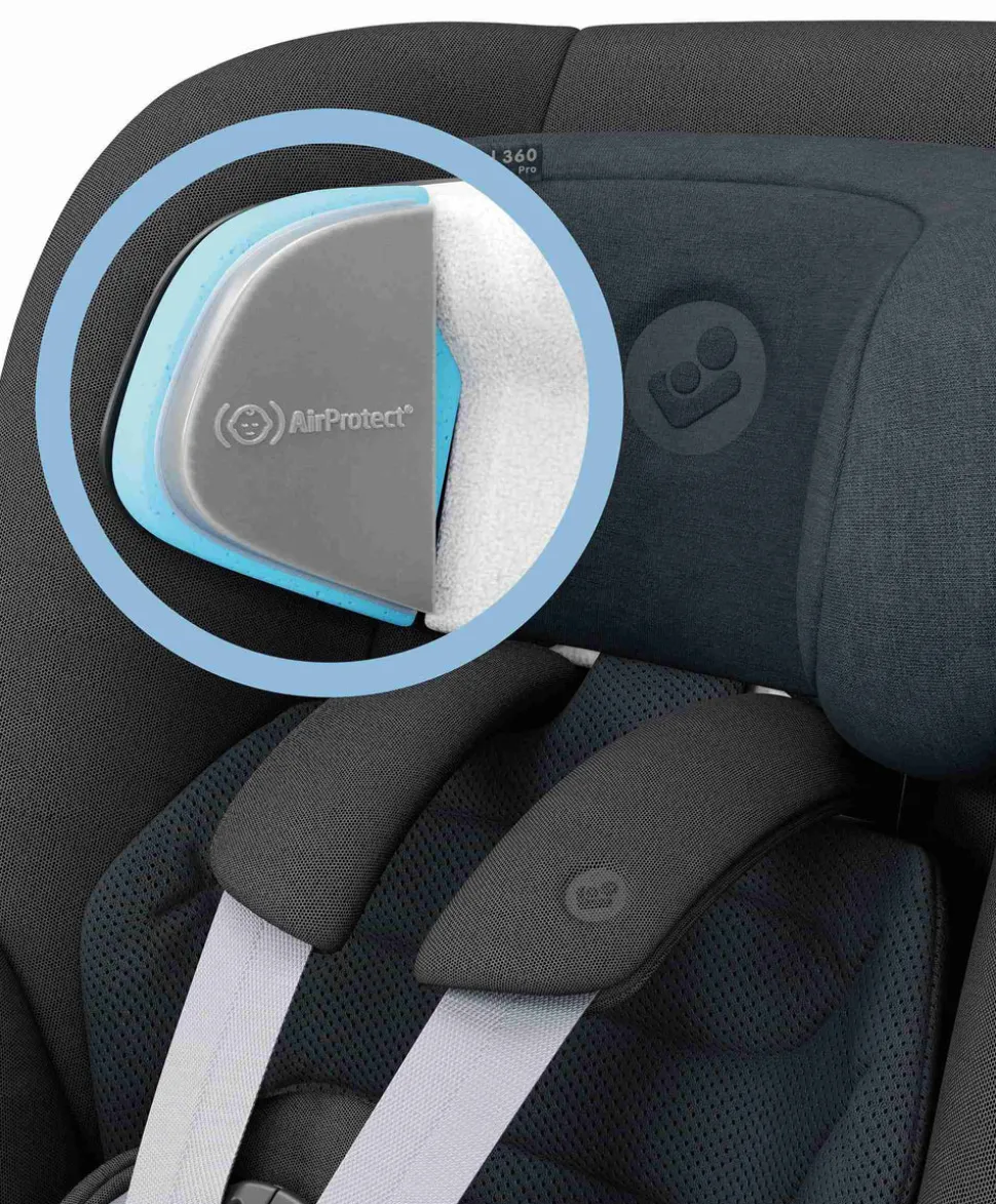 Maxi-Cosi Pearl 360 Pro Car Seat - Authentic Black
