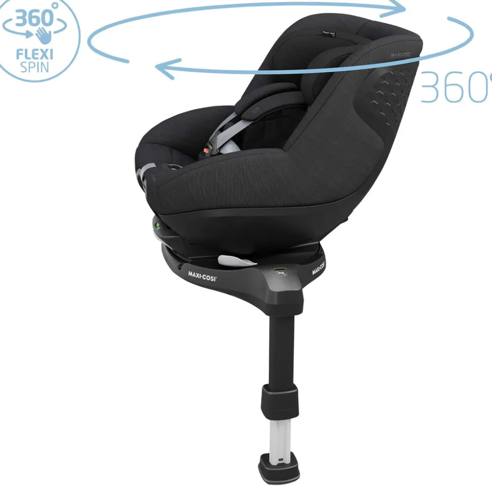 Maxi-Cosi Pearl 360 Pro Car Seat - Authentic Black
