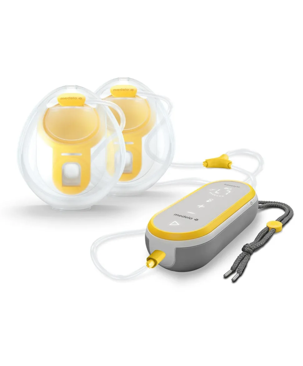 Medela Freestyle Hands-Free Double Electric Breast Pump, Nursing Pads and Storage Bags Bundle