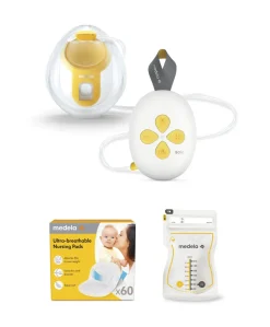 Medela Solo™ Single Electric Breast Pump, Nursing Pads and Storage Bags Bundle