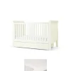 Mia Cotbed & Premium Pocket Spring Mattress Bundle - White