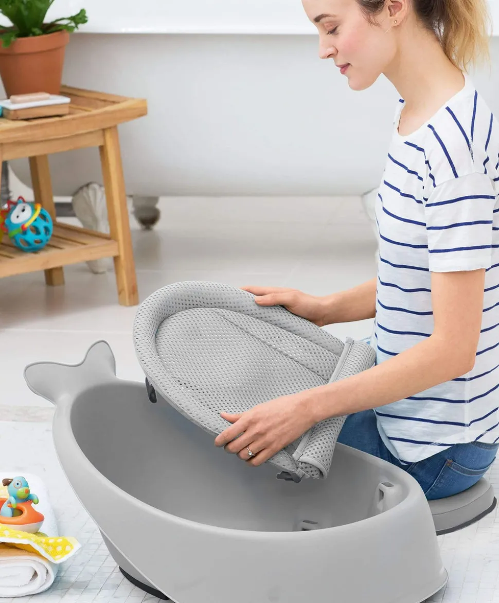 Moby 3 Stage Baby Bath - Grey