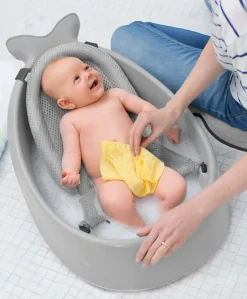 Moby 3 Stage Baby Bath - Grey