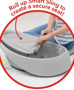 Moby 3 Stage Baby Bath - Grey