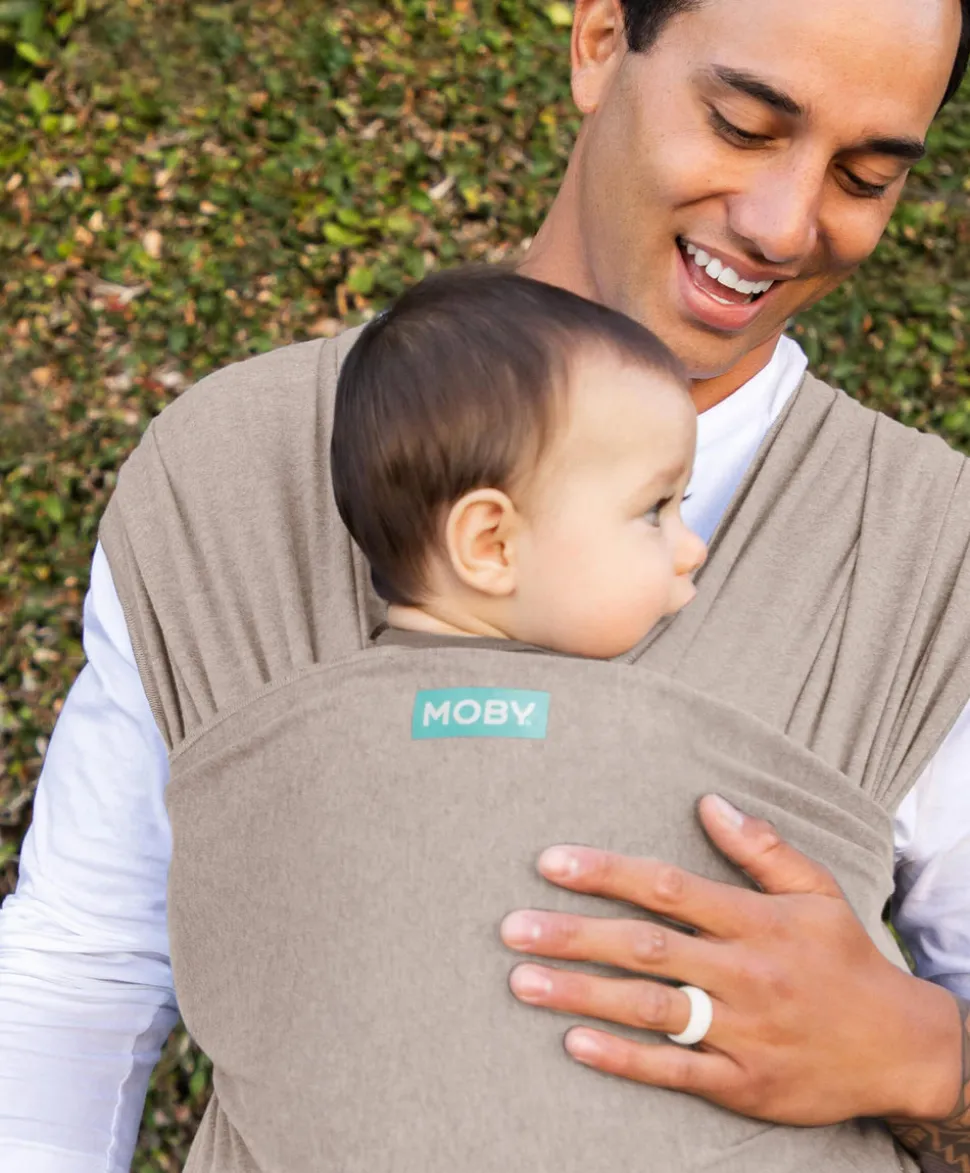 Moby Elements Wrap Baby Carrier - Taupe