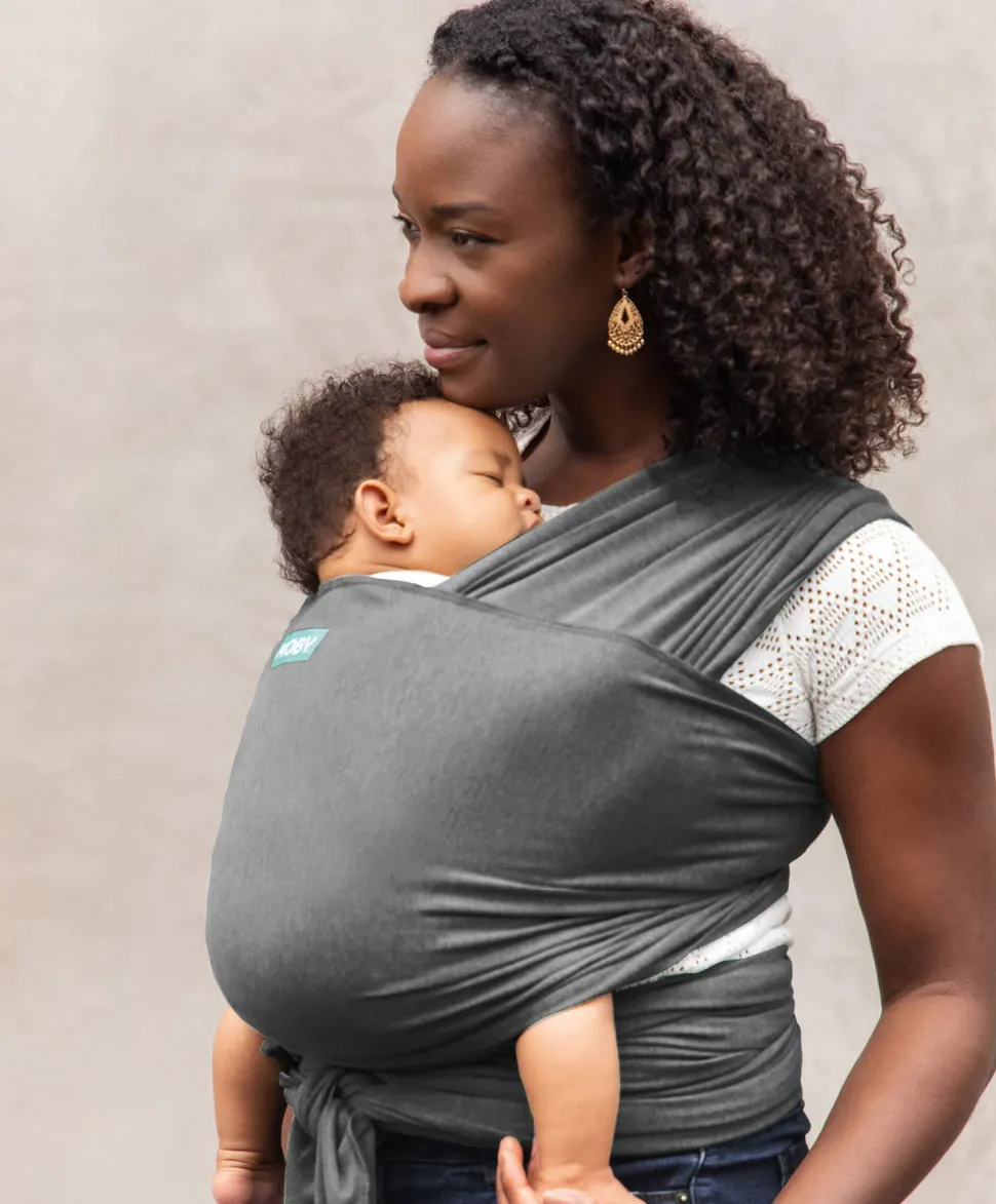 Moby Elements Wrap Baby Carrier - Asphalt