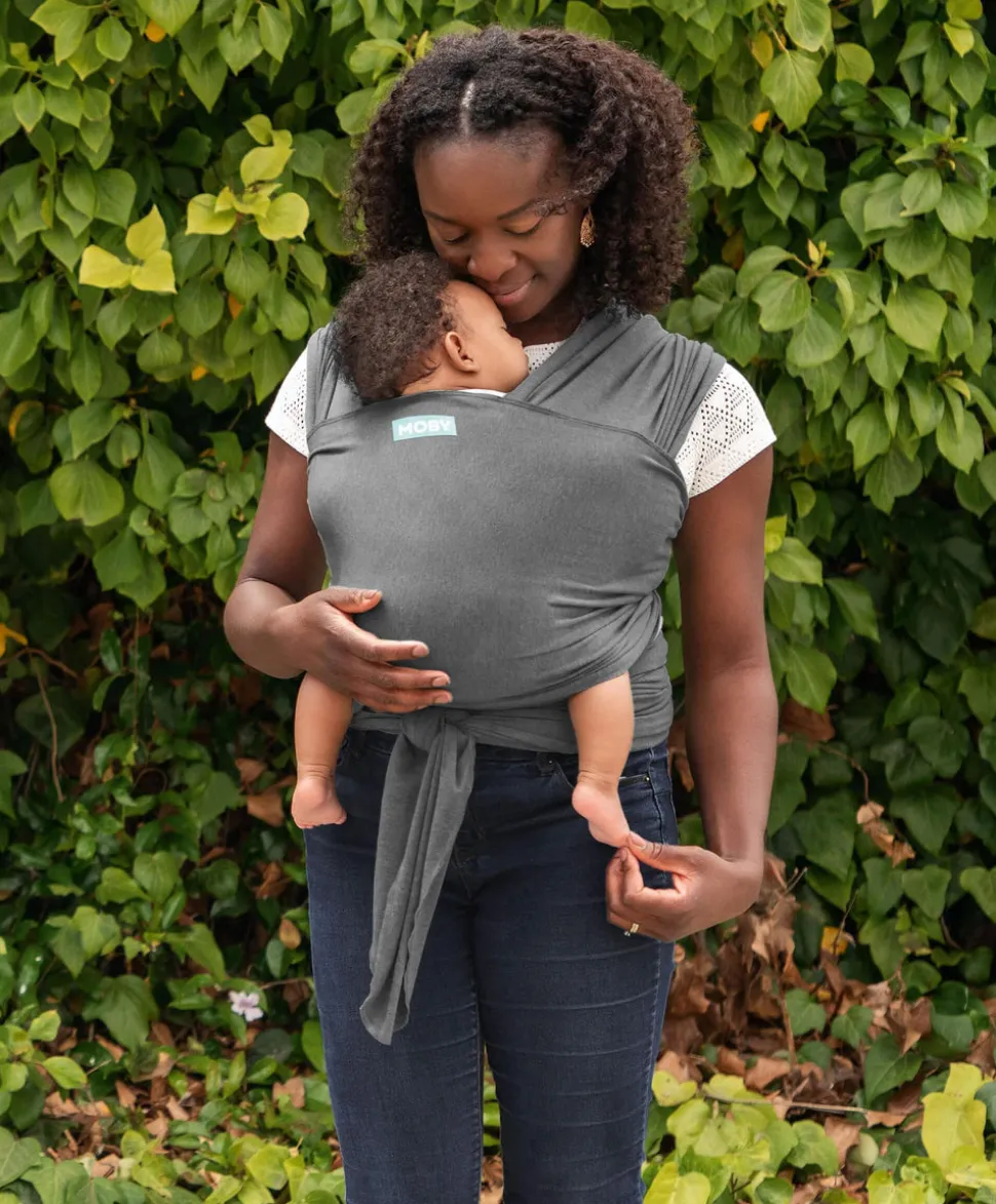 Moby Elements Wrap Baby Carrier - Asphalt
