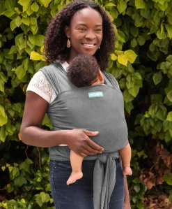 Moby Elements Wrap Baby Carrier - Asphalt