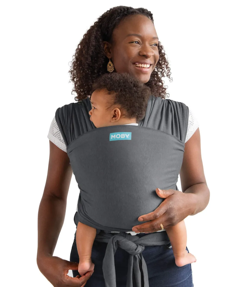 Moby Elements Wrap Baby Carrier - Asphalt
