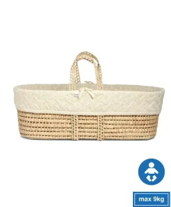 Moses Basket & Fitted Sheet Bundle (3 piece) - Welcome To The World Duckling