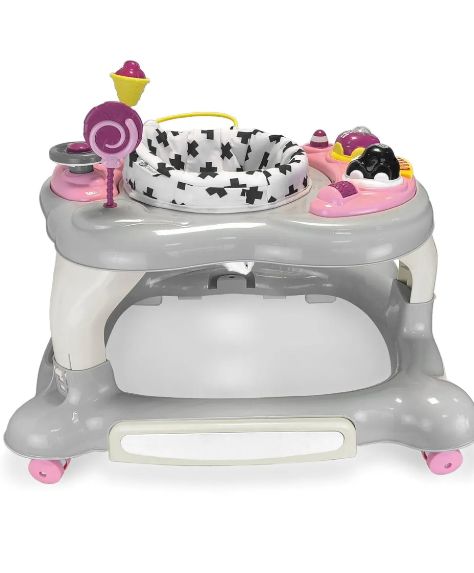 Mychild® Roundabout 4-in-1 Activity Walker, Pink Neutral