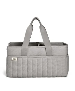 Nappy Caddy - Soft Grey Waffle
