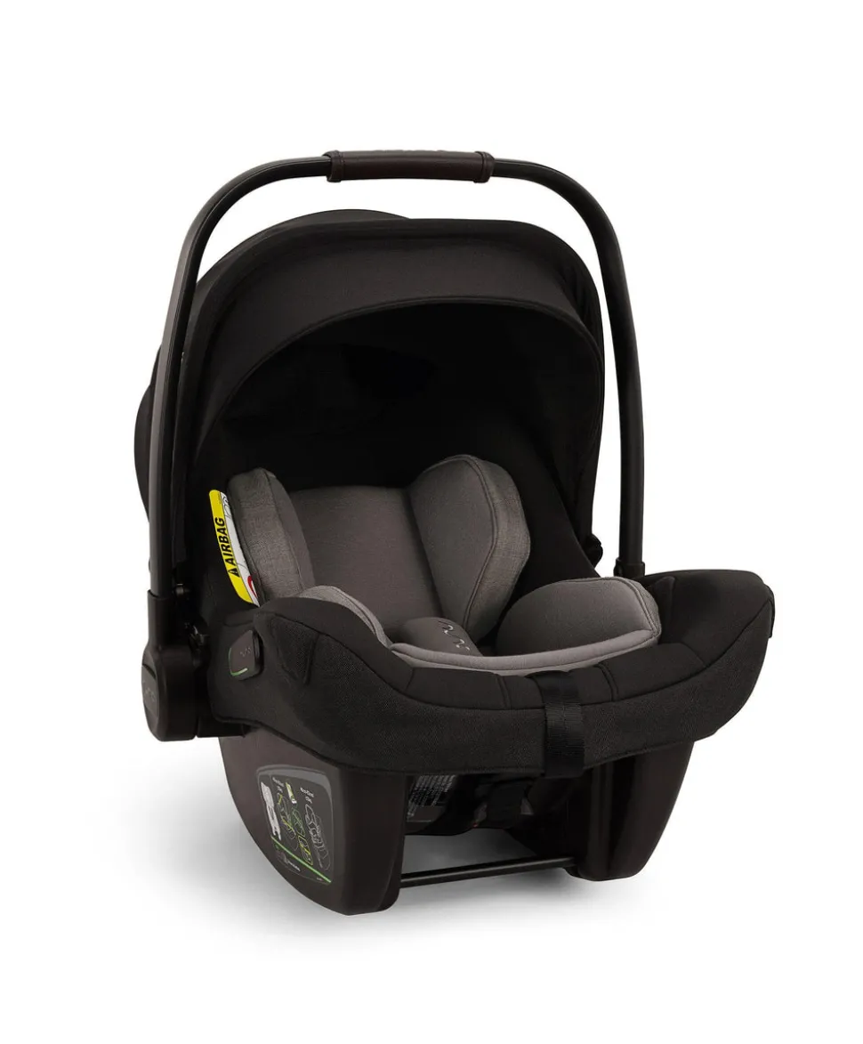 Nuna Mixx Next Pushchair 5 Piece Travel Bundle with PIPA Next Car Seat & Base - Caviar