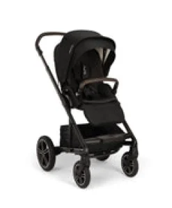 Nuna MIXX Next Pushchair Bundle with ARRA Flex Car Seat & BASE Curv Base - Caviar