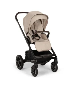 Nuna Mixx Next Pushchair 5 Piece Travel Bundle with PIPA Next Car Seat & Base - Biscotti