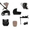 Nuna Mixx Next Pushchair 4 Piece Travel Bundle with TODL Next Car Seat & Base - Cedar
