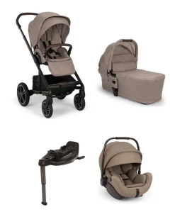 Nuna Mixx Next Pushchair Bundle With Arra Flex Car Seat (4 Pieces) - Cedar
