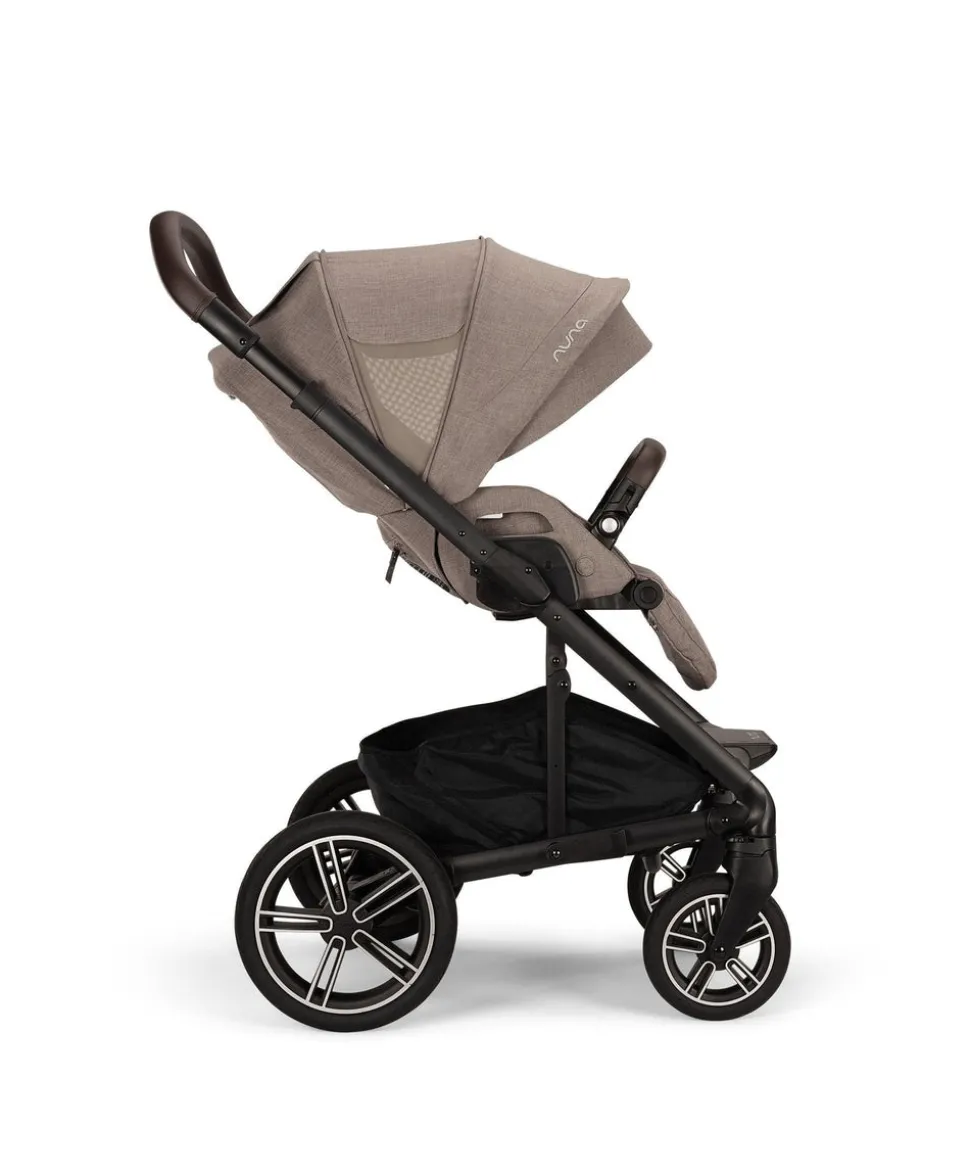 Nuna Mixx Next Pushchair 5 Piece Travel Bundle with PIPA Next Car Seat & Base - Cedar