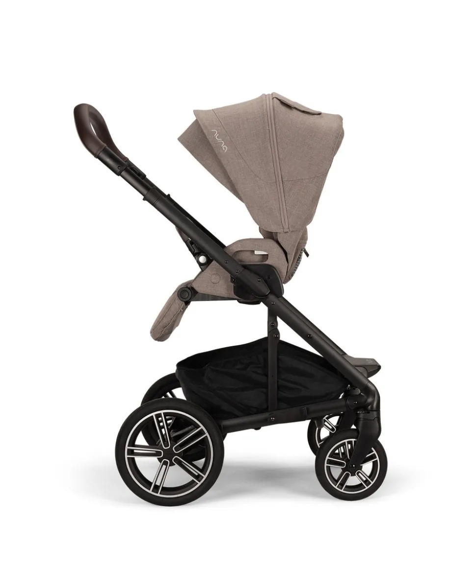 Nuna Mixx Next Pushchair 5 Piece Travel Bundle with PIPA Next Car Seat & Base - Cedar