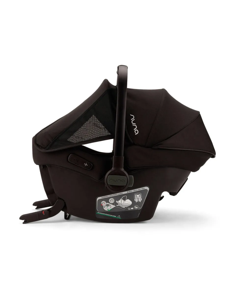 Nuna MIXX Next Urbn Bundle with PIPA Urbn Car Seat - Biscotti