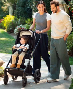 Nuna MIXX Next Urbn Bundle with PIPA Urbn Car Seat - Biscotti