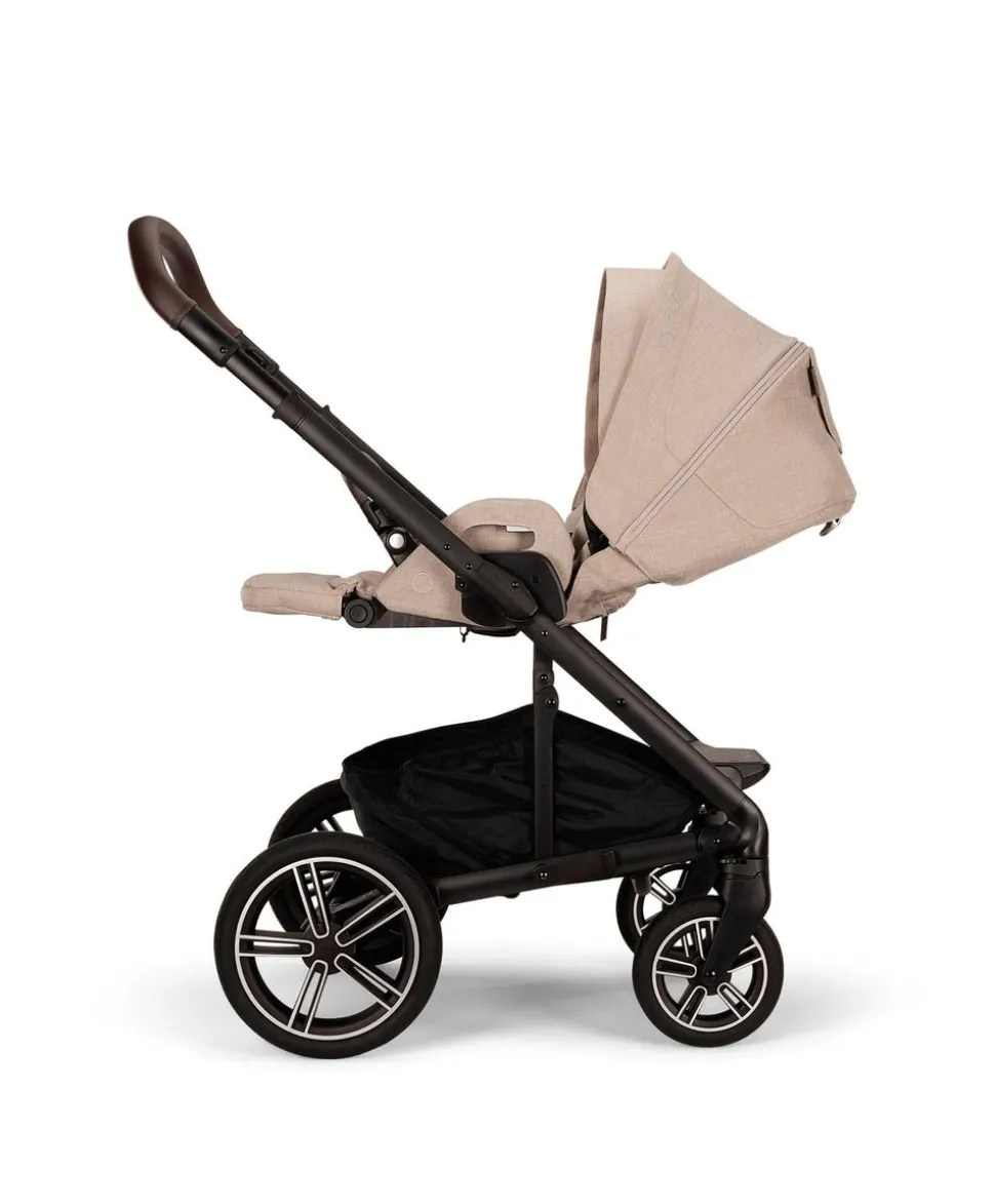 Nuna MIXX Next Urbn Bundle with PIPA Urbn Car Seat - Biscotti