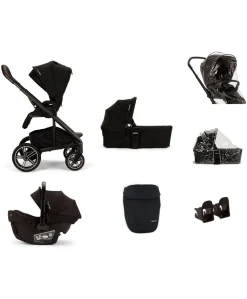 Nuna MIXX Next Urbn Bundle with PIPA Urbn Car Seat - Caviar