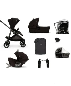 Nuna Swiv Pushchair Bundle with PIPA Urbn Car Seat - Caviar