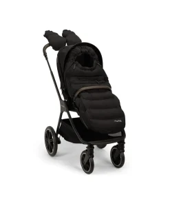 Nuna TRIV lx Pushchair with LYTL lx Carrycot, Footmuff & Gloves Bundle - Caviar