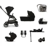 Nuna Triv Next Pushchair 4 Piece Travel Bundle with PIPA Next Car Seat & Base - Caviar